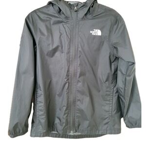 The North Face DryVent Girls Youth Mesh Lined Black Windbreaker Jacket‎ XL 18